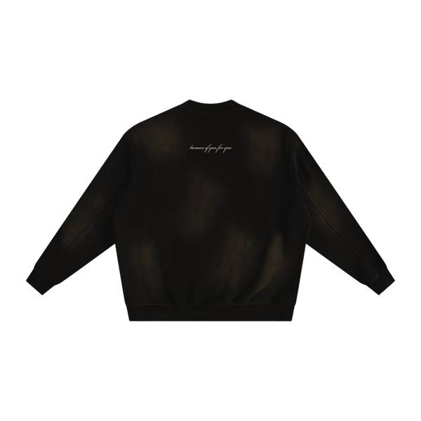 The Heart of It All Sunfade Fleeced Sweatshirt