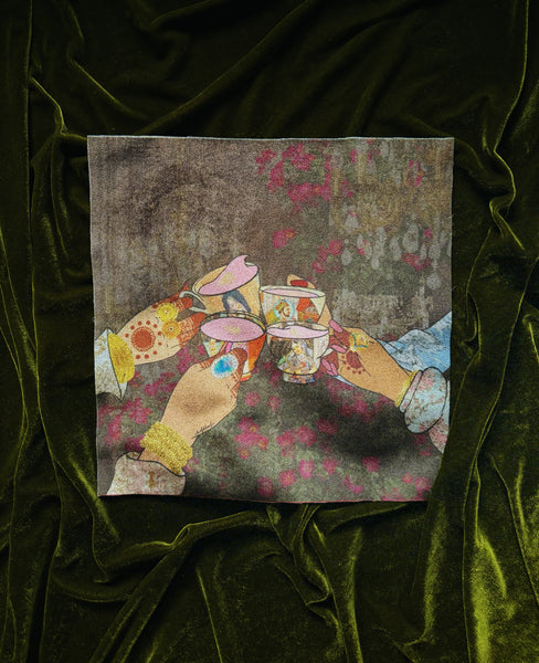 Limited Edition: Chai Party Velvet Print