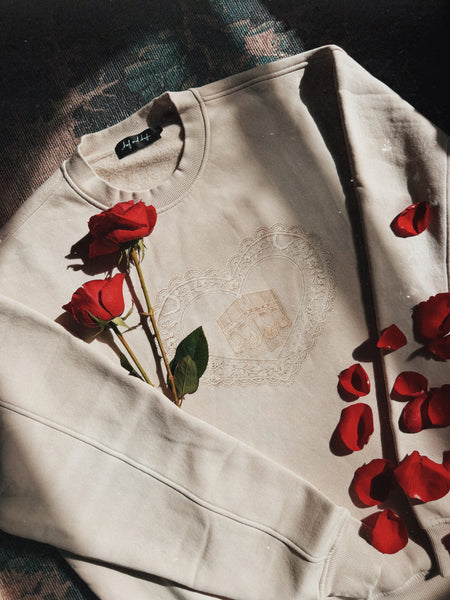 The Heart of It All Sunfade Fleeced Sweatshirt