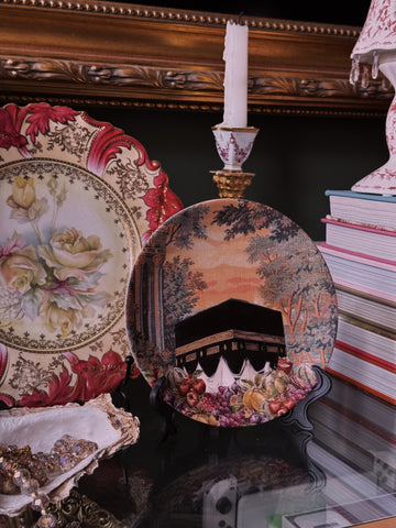Mecca Renaissance Tapestry Style Decorative Plate