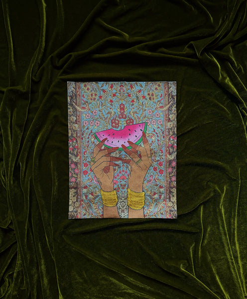 Limited Edition: Tarbooz Velvet Print