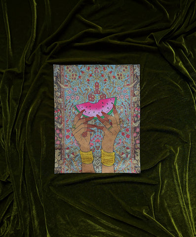 Limited Edition: Tarbooz Velvet Print