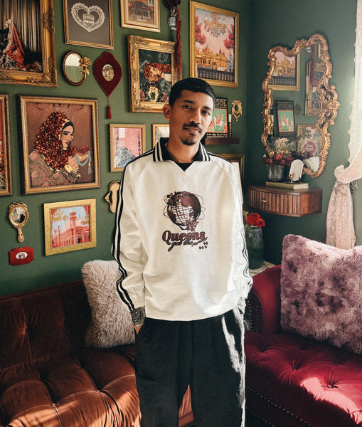 "Queens Get the Paisa" Soccer Jersey Sweatshirt