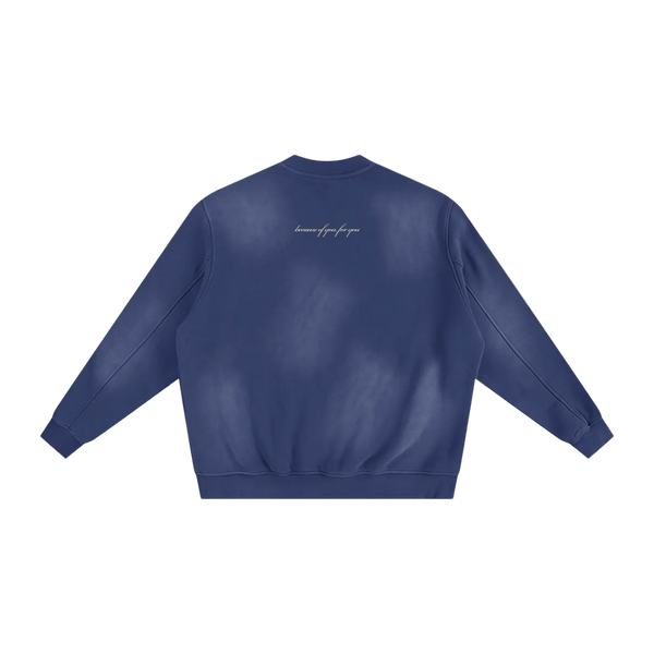 The Heart of It All Sunfade Fleeced Sweatshirt