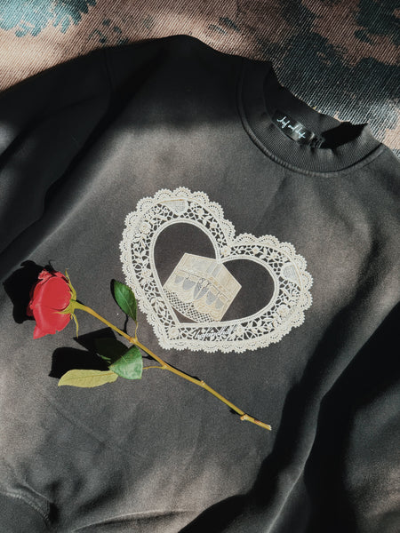 The Heart of It All Sunfade Fleeced Sweatshirt