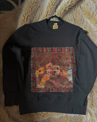 Chai Party Velvet Sweatshirt