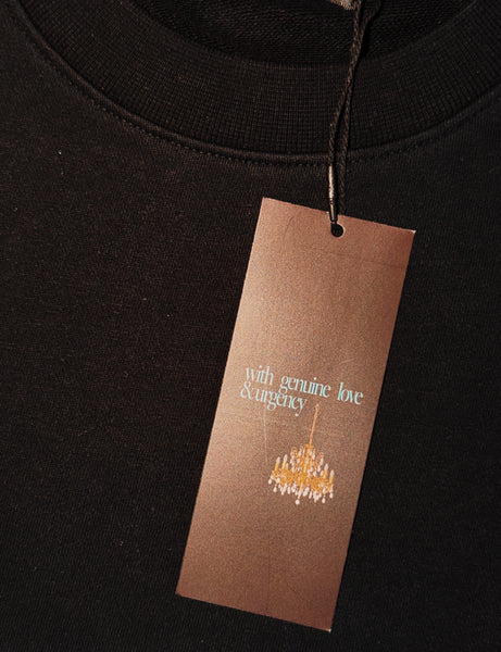 New York Basketball Home Opener Oversized Cropped Boxy Crewneck