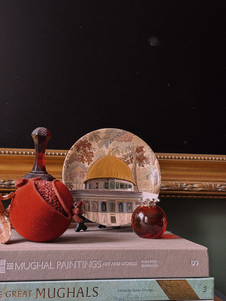 Jerusalem Renaissance Tapestry Style Decorative Plate