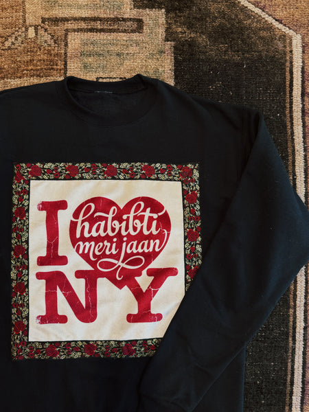 Cafe Habibti x HafandHaf Cut & Sewn Sweatshirt!