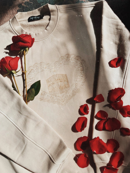 The Heart of It All Sunfade Fleeced Sweatshirt
