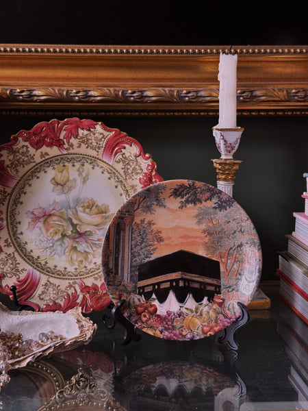 Mecca Renaissance Tapestry Style Decorative Plate