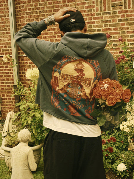New York Basketball Home Opener Hoodie — Vintage Wash