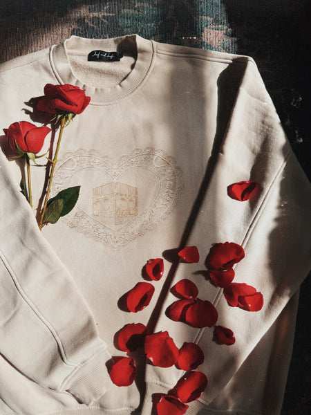 The Heart of It All Sunfade Fleeced Sweatshirt