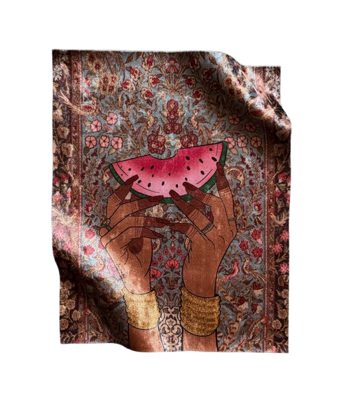 Tarbooz Velvet Print