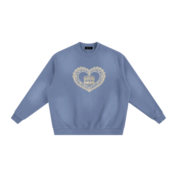 The Heart of It All Sunfade Fleeced Sweatshirt