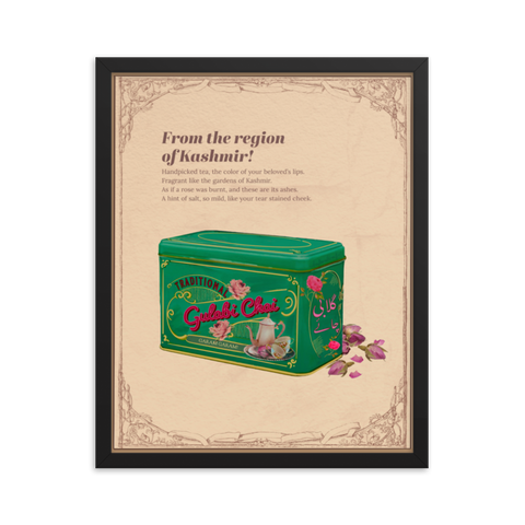 Vintage Gulabi Chai - Print