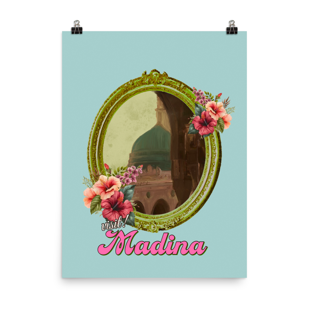 Visit Madina Again Print By hafandhaf Haf And Haf visit-madina-again-print-by-hafandhaf-haf-and-haf