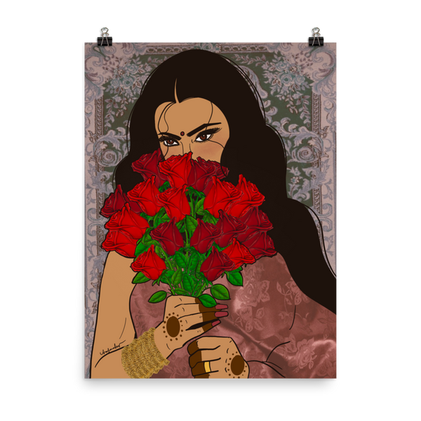 Card of Roses - Print