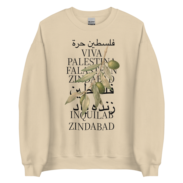 Long Live Palestine - Sand Sweatshirt