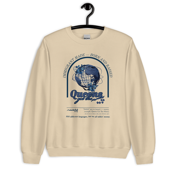 Queen get the Paisa - Sand Sweatshirt