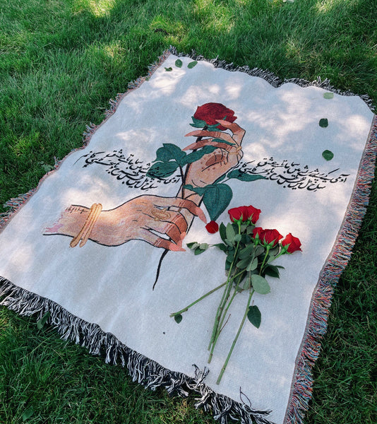 Patron of Love - Woven Blanket (Picnic Blanket)