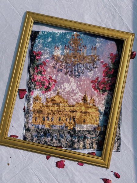Golden Temple - Velvet Print