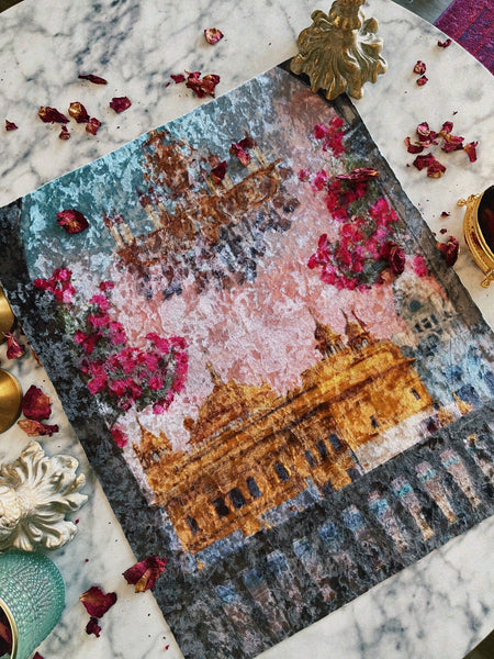 Golden Temple - Velvet Print
