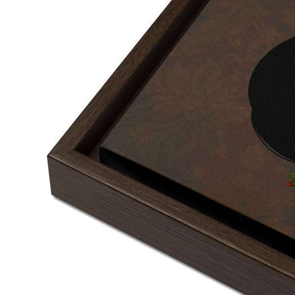 Inhale Exhale - Framed Canvas