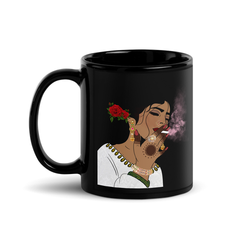 Inhale Exhale - Black Mug
