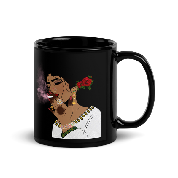 Inhale Exhale - Black Mug