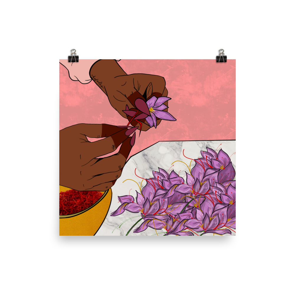 Saffron Print By hafandhaf Haf And Haf saffron-print-by-hafandhaf-haf-and-haf
