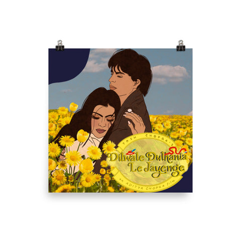DDLJ Movie Poster - Print