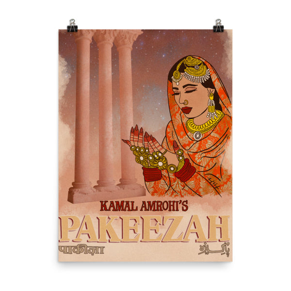 Pakeezah Movie Poster - Print