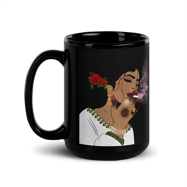Inhale Exhale - Black Mug
