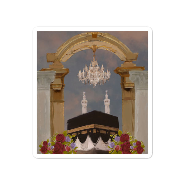 Mecca Sticker Mecca Sticker by @hafandhaf - Haf and Haf