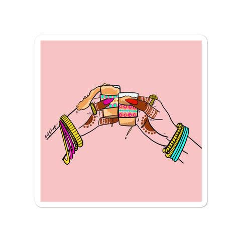 Cheers to Chai - Sticker