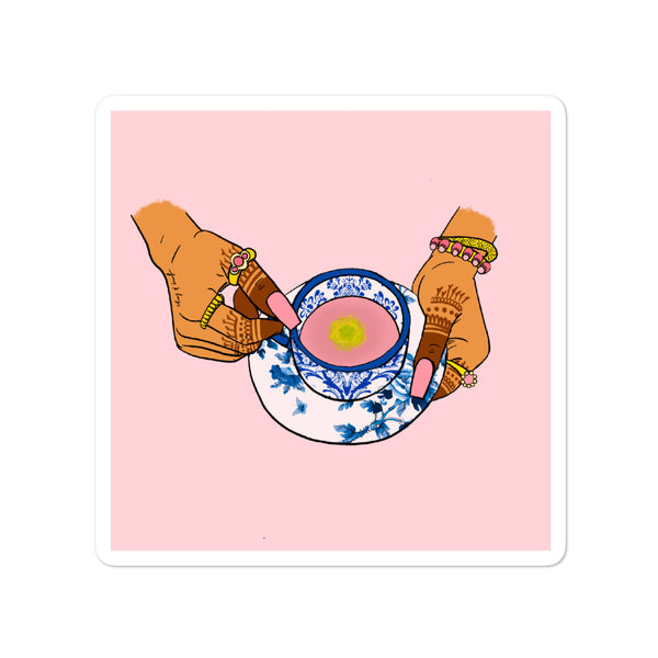 Pink Chai - Sticker
