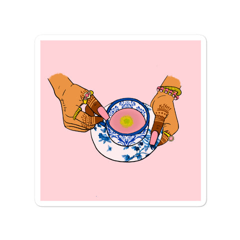 Pink Chai - Sticker