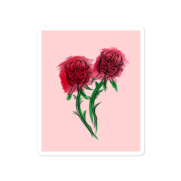 Two Roses - Sticker
