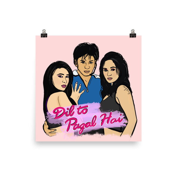 Dil To Pagal Hai Movie Poster - Print