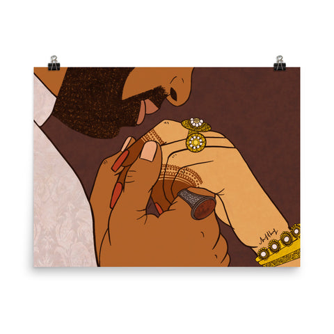 Haath Chumke - Print