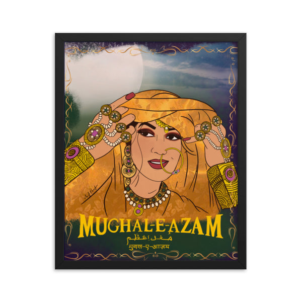 Mughal-e-azam Movie Poster - Print
